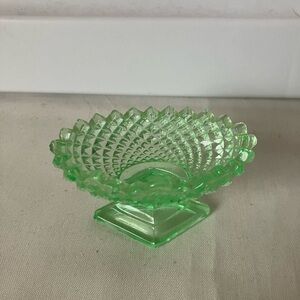 Westmoreland English Hobnail bell-shaped salt cellar